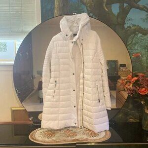 BRAND NEW Pearl White Nanette Lepore Long Winter Coat